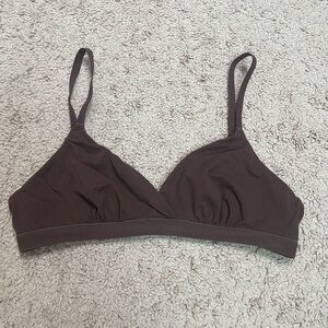 Skims Copper Fits Everybody Triangle Bralette, Size Small